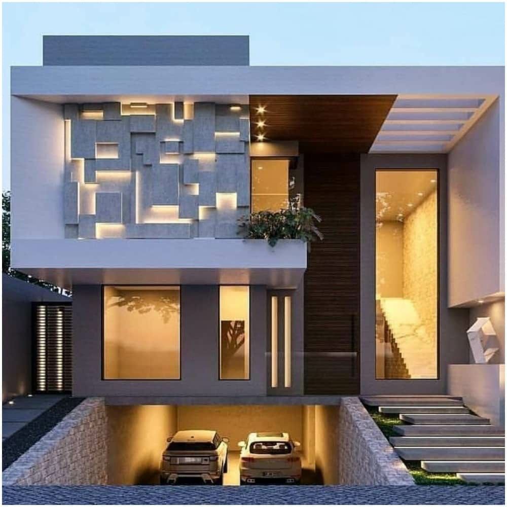 Nhà phố có gara tầng hầm