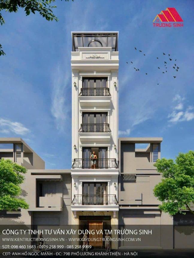 Trường Sinh bàn giao dự án xây nhà trọn gói chủ đầu tư Mr. Mạnh