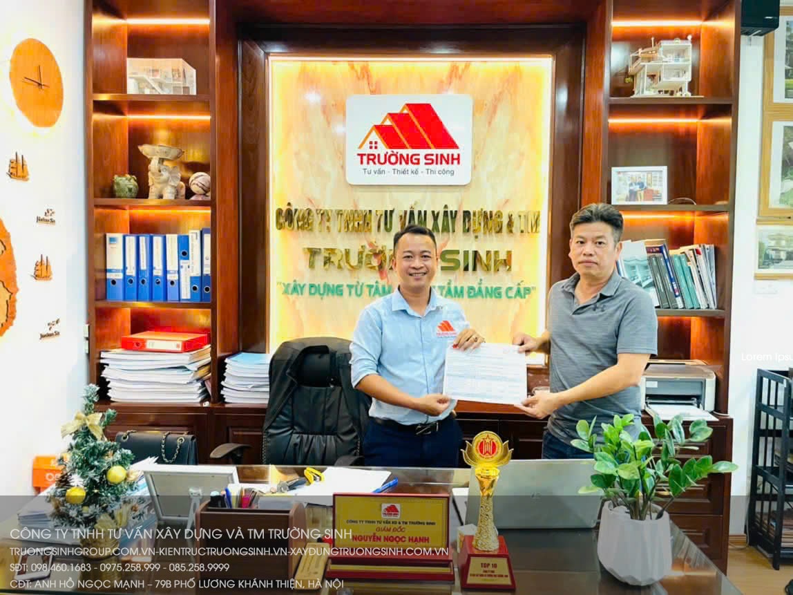 Tại sao anh Mạnh lựa chọn dịch vụ xây nhà trọn gói?