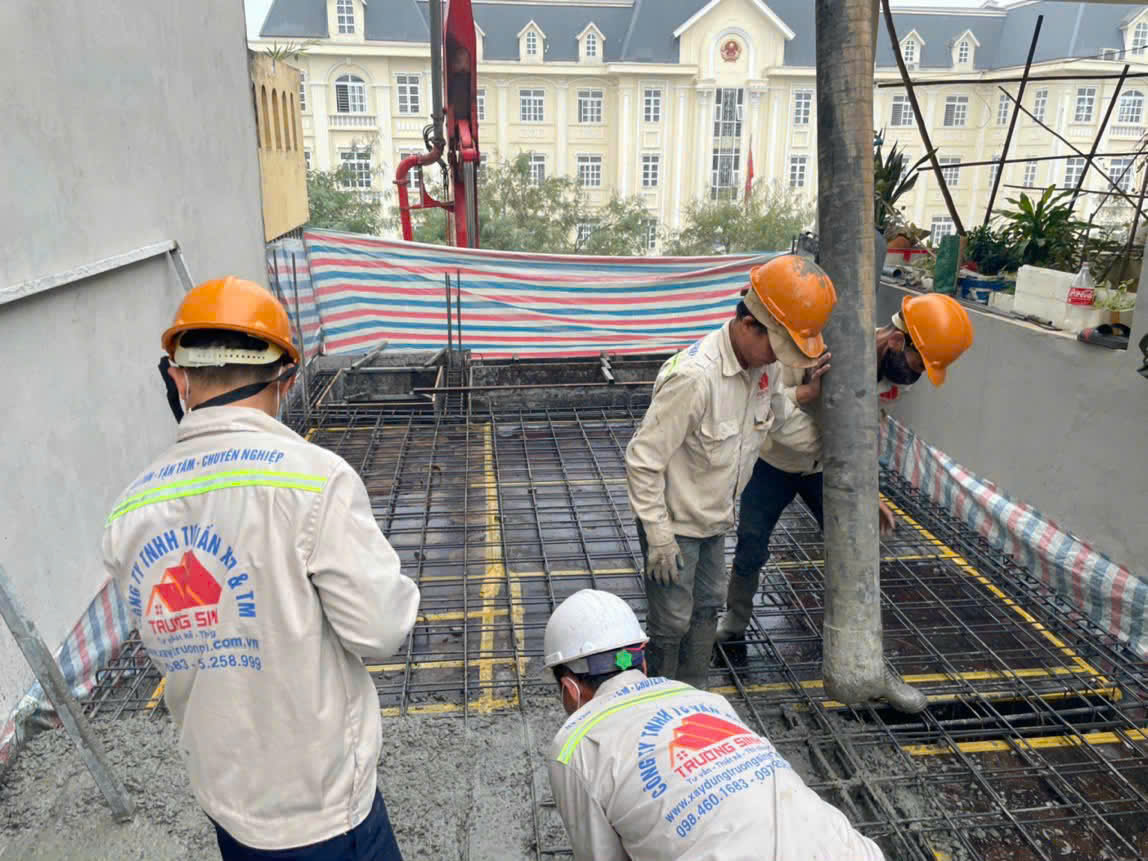 đổ bê tông sàn