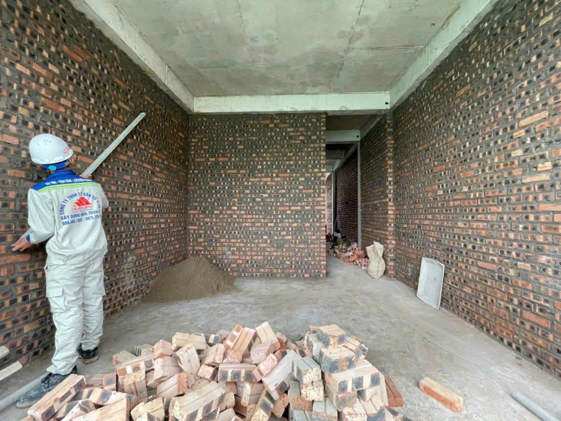 công tác trát tường